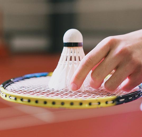 Raqueta de badminton