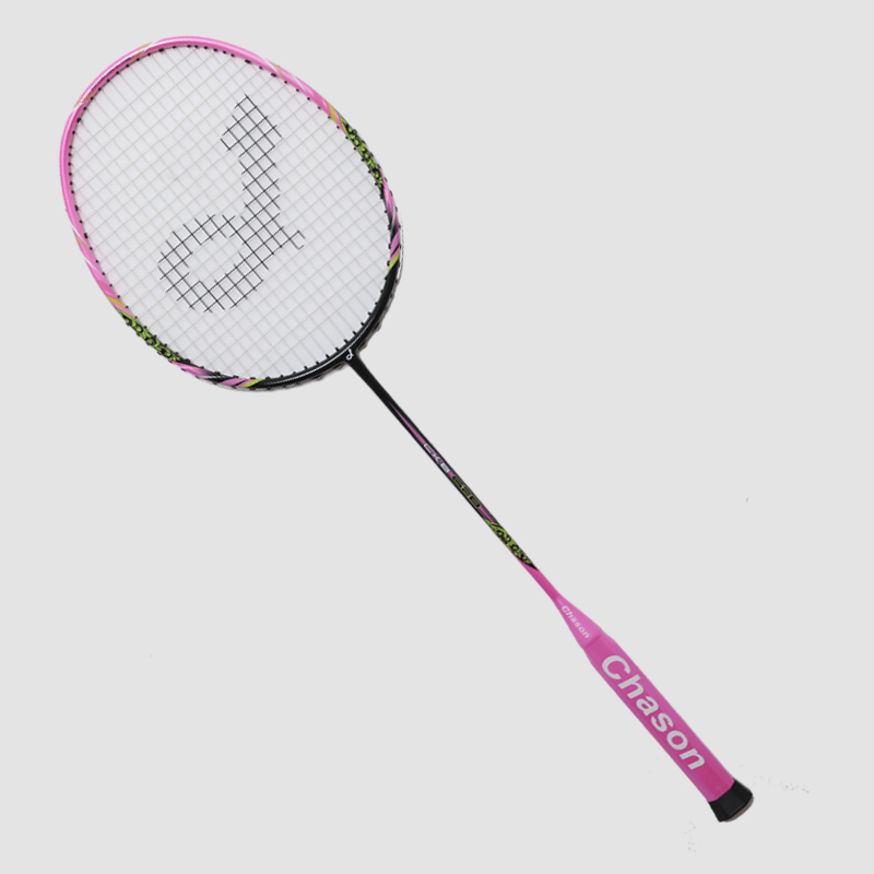 Raqueta Plumas de Carbono CX-B628 Rosa