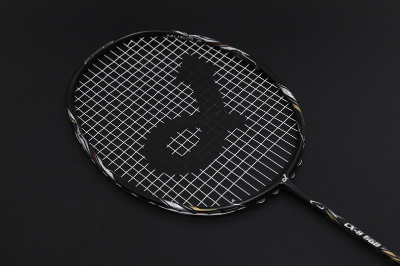 Raqueta de bádminton de carbono premium CX-B668 negra