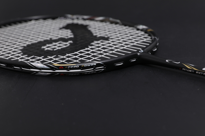 Raqueta de bádminton de carbono premium CX-B668 negra