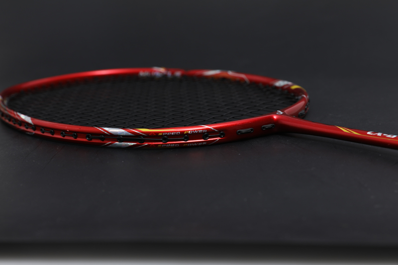 Raqueta de bádminton de carbono premium CX-B668 Crimson