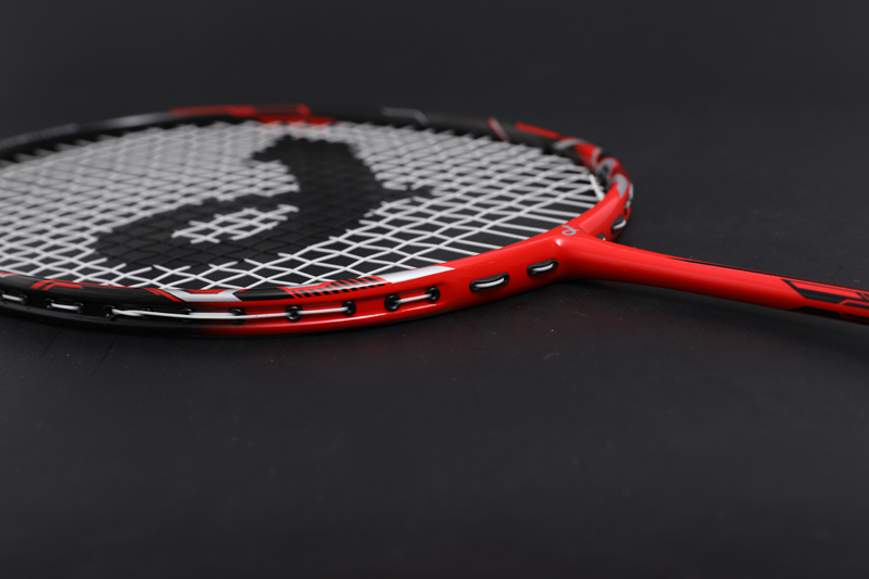 Raqueta de Bádminton de Carbono Premium CX-B658 Roja