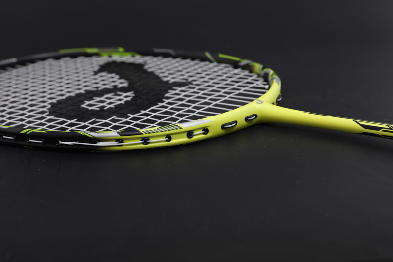 Raqueta de Bádminton de Carbono Premium CX-B658 Amarillo Claro