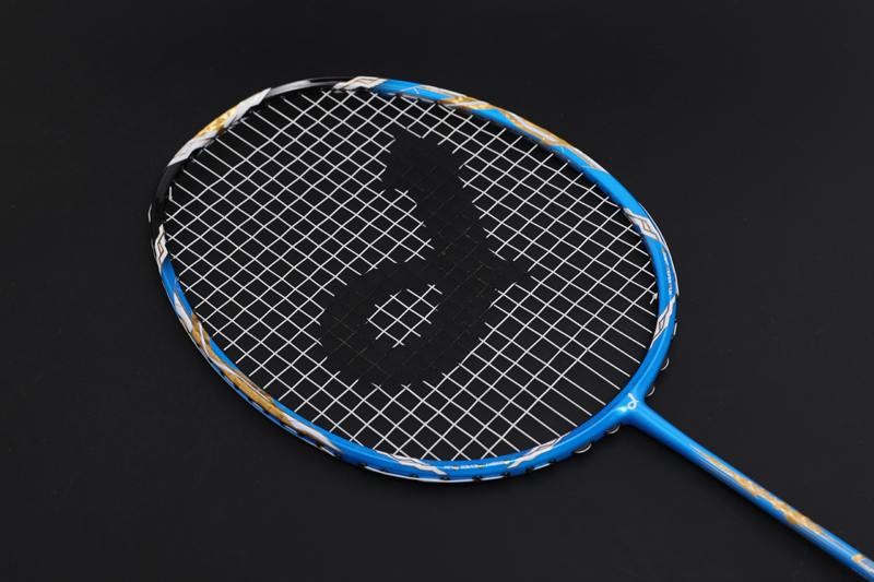 Raqueta De Bádminton De Carbono Premium Cx-b668 Azul